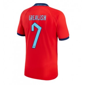 England Jack Grealish #7 Replika Udebanetrøje VM 2022 Kortærmet